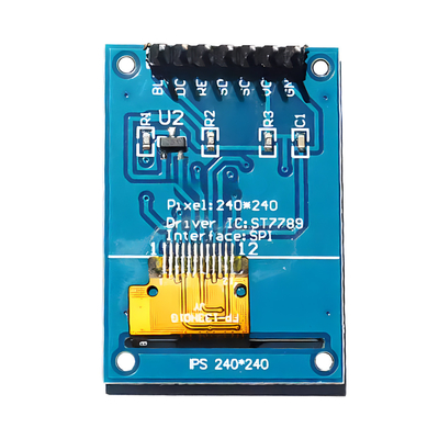 1.3" 1.33 Inç TFT LCD Ekran 240x240 Piksel SPI Seri Periferal Arayüz Sürücüsü