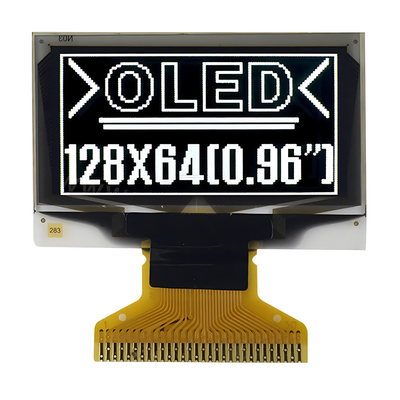 OLED Ekran Fabrikası Çin 0.96 Inch 128x64 Nokta OLED Grafik Modülü Tek Renkli SPI Arayüzü