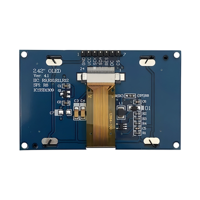 2.42-inç sarı OLED Ekranı 128x64 çözünürlüğü ve 7-Pin SPI Arayüzü