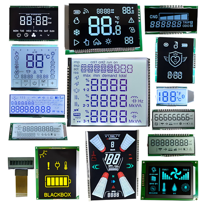 Özel OEM Segment LCD Ekran Paneli TN STN HTN VA FSTN Yansıtıcı