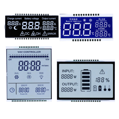 Özel OEM Segment LCD Ekran Paneli TN STN HTN VA FSTN Yansıtıcı