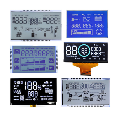 Özel 7 Segment LCD Panel Dokunmatik Ekran LCD Ekranı Üretici