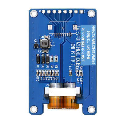 SPI E-Mürekkep Ekranı 1.5 Inç Siyah Beyaz 152x152 Nokta 1.54" E-Kağıt Ekranı