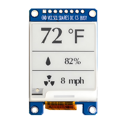 SPI E-Mürekkep Ekranı 1.5 Inç Siyah Beyaz 152x152 Nokta 1.54" E-Kağıt Ekranı