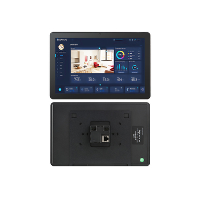 Duvara monte edilmiş 10.1 Inç Android Akıllı Ev Tablet Akıllı Kapı Çubuğu için LED ile