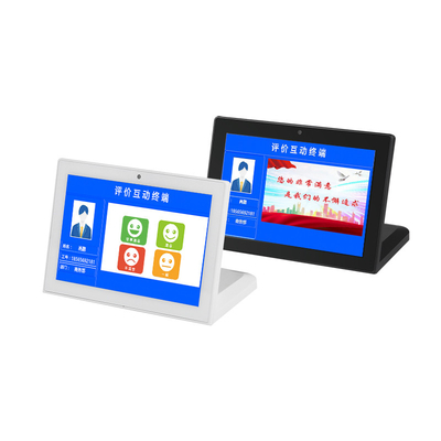 8 inç 1280x800 Android 11 Dokunmatik Ekran Monitörü HDMI RJ45 Portu ile L şeklinde