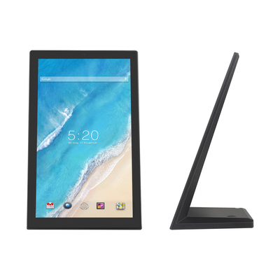 L şeklindeki 14 Inç Android Dokunmatik Ekran Monitörü 2GB + 16GB Dahili Hafıza RJ45 POE HDMI ile
