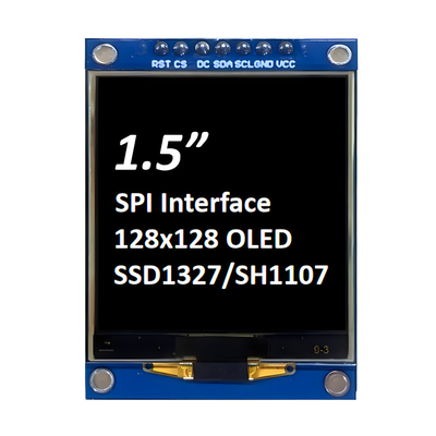 SPI 1.5 inçlik OLED Ekran 128x128 Dot Matrix SSD1327/SH1107G Beyaz / Mavi Yazı Tipi 7 Pin Modülü