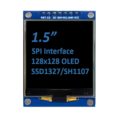 SPI 1.5 inçlik OLED Ekran 128x128 Dot Matrix SSD1327/SH1107G Beyaz / Mavi Yazı Tipi 7 Pin Modülü