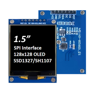 SPI 1.5 inçlik OLED Ekran 128x128 Dot Matrix SSD1327/SH1107G Beyaz / Mavi Yazı Tipi 7 Pin Modülü