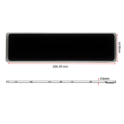 Endüstriyel TFT Ekranı 11.3 Inç 16.7M Renk 1920 * 440 Çözüm 520cd/M2 Parlaklık