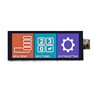 Yüksek parlaklık 800nits 6.86 inç IPS TFT LCD Ekranı 1280*480 Nokta CTP ile MIPI Arabir