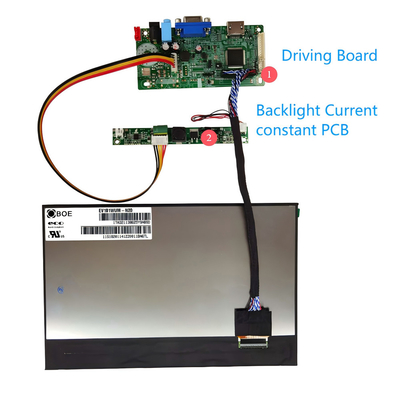 8 inç Yüksek Parlaklık 1200nits TFT LCD Ekranı FHD 1920 X 1200 Nokta LVDS Arayüzü