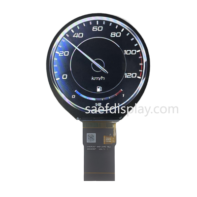 2.48 inçlik TFT LCD IPS Dairesel Ekran 3SPI+18RGB Arayüz 480x480 Yuvarlak Çözünürlük