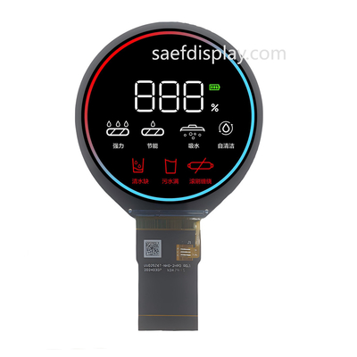 Otomobil Sınıfı 2.8 Inch Tft Ekranı SPI + RGB Arayüzü 480 * 480 Yuvarlak Dairesel LCD Ekranı