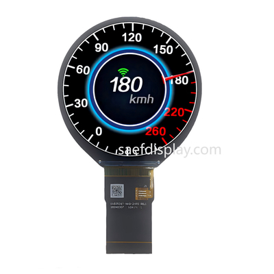 Otomobil Sınıfı 2.8 Inch Tft Ekranı SPI + RGB Arayüzü 480 * 480 Yuvarlak Dairesel LCD Ekranı