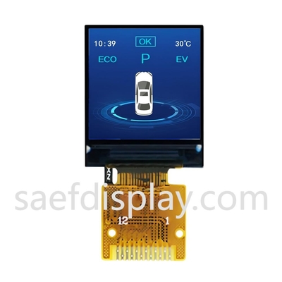 Küçük IPS TFT LCD Ekranı 0.85 inç 0.85' 128x128 çözünürlük Tam Renkli 12 pinli ZIF Bağlantısı