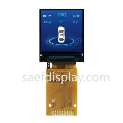 Küçük IPS TFT LCD Ekranı 0.85 inç 0.85' 128x128 çözünürlük Tam Renkli 12 pinli ZIF Bağlantısı