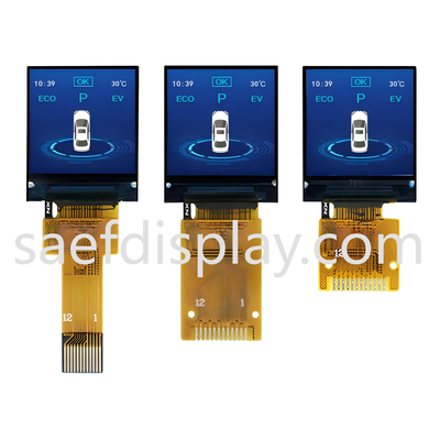 Küçük IPS TFT LCD Ekranı 0.85 inç 0.85' 128x128 çözünürlük Tam Renkli 12 pinli ZIF Bağlantısı