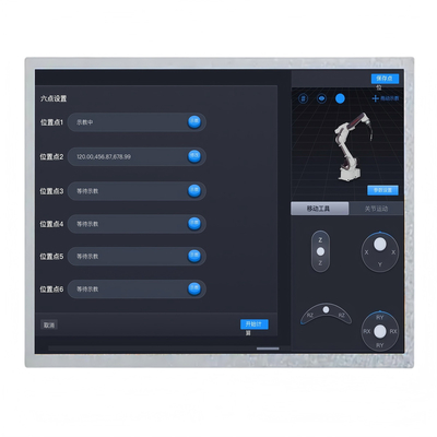 Yüksek Parlaklık 1000nit 12.1 Inch IPS TFT LCD Ekran 1024 * 768 Nokta LVDS Arayüzü