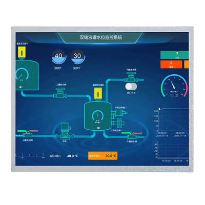 Yüksek Parlaklık 1000nit 12.1 Inch IPS TFT LCD Ekran 1024 * 768 Nokta LVDS Arayüzü