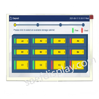 5Endüstriyel uygulamalar için 640x480 çözünürlüğü ve RGB arayüzü ile 7 inçlik TFT LCD Ekran