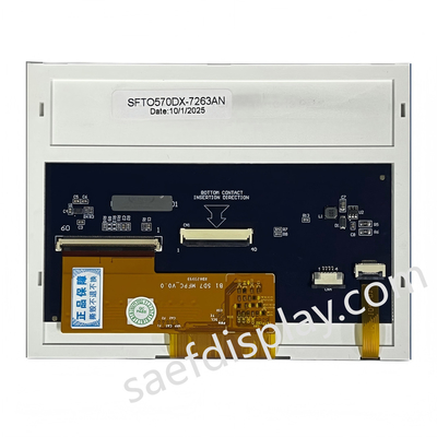 5Endüstriyel uygulamalar için 640x480 çözünürlüğü ve RGB arayüzü ile 7 inçlik TFT LCD Ekran