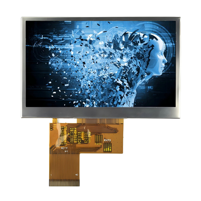 4.3 inç Yüksek Parlaklık 1000nits TFT LCD Modülü 480x272 Çözünürlük ve İsteğe bağlı Dokunmatik Ekran