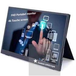 FHD 1920*1080 Taşınabilir Dokunmatik Monitör Fleksibel Ekran Modları ve Geniş Görme Açısı için 15.6 Inç IPS Ekran