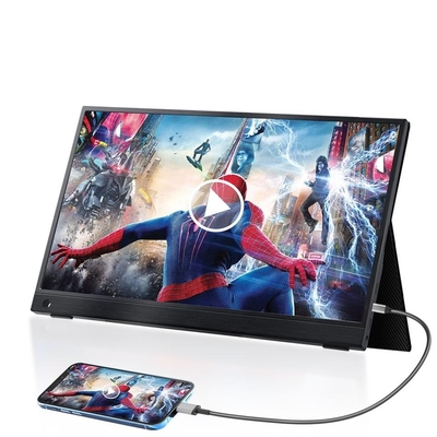 FHD 1920*1080 Taşınabilir Dokunmatik Monitör Fleksibel Ekran Modları ve Geniş Görme Açısı için 15.6 Inç IPS Ekran