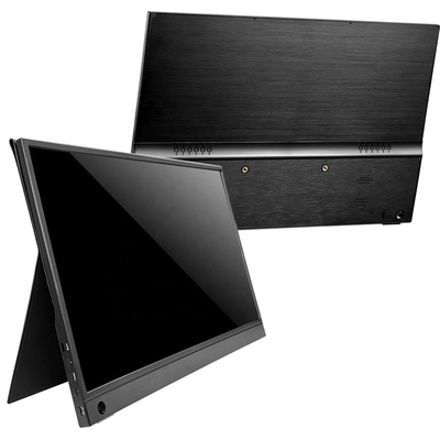 13.3 inçlik dokunmatik ekranlı taşınabilir monitör, dizüstü bilgisayar telefon için masaüstü duruşu ile USB C taşınabilir oyun monitörü