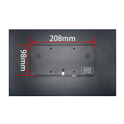 15.6 İnç Endüstriyel Sınıf Metal Dokunmatik Ekran Tam HD 1920x1080 IPS Panel 10 Nokta Kapasitif Dokunmatik