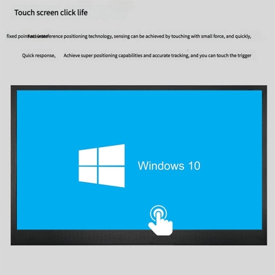 15.6 İnç Endüstriyel Sınıf Metal Dokunmatik Ekran Tam HD 1920x1080 IPS Panel 10 Nokta Kapasitif Dokunmatik