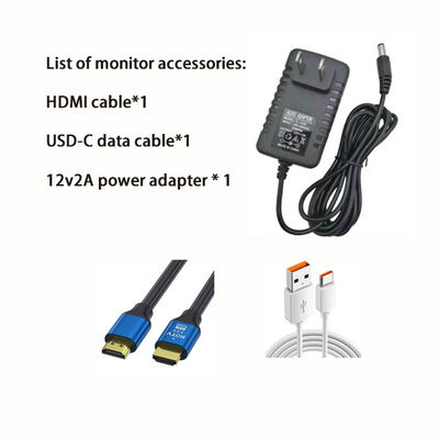 10,1 inç 1920×1200 HD Dokunmatik Monitör | 10 noktalı Dokunmatik, Plastik Kasa ve Çoklu arayüz (DC12V/VGA/HDMI/AV/USB/BNC)