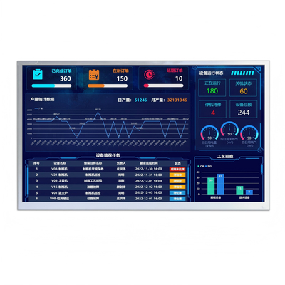 Endüstriyel Sınıf 17.3" Parlaklık Full HD TFT LCD Modülü 800 Nit 1920x1080 Çift Kanallı LVDS RoHS