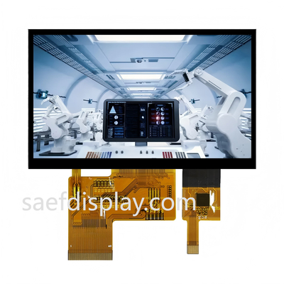 SFTO430HD-7338A-CT 4.3" Endüstriyel TFT LCD | IPS 480×272 | RGB 24-bit | Kapasitif Dokunmatik | -30°C ila +80°C