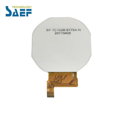 Küçük Dairesel LCD Ekran, Yuvarlak LCD Modül Spi MCU Arayüzü 1.22 İnç