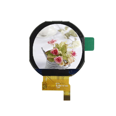 Küçük Dairesel LCD Ekran, Yuvarlak LCD Modül Spi MCU Arayüzü 1.22 İnç