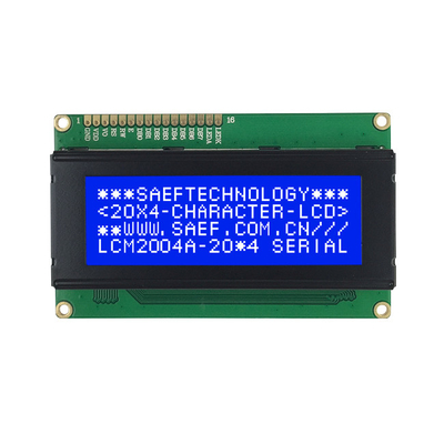 SFBM2004HX-A-Y 20x4 Karakter LCD Ekran Modülü 3V STN Sarı/Yeşil SPLC780D Uyumlu Kontrast Ayarı VO Pini Kolay Ayarlama