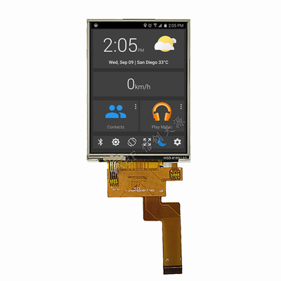 2.4" inç TFT LCD Ekranı IPS Tam Görme Köşe QVGA 240x320 MCU Resistif Dokunmatik Ekranla