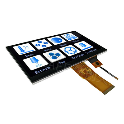 7" İnç IPS TFT LCD Dokunmatik 1024x600 Tam Görüş Açısı RGB Arayüzü