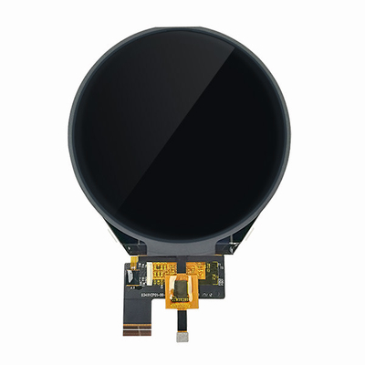 TFT LCD ekran modülü 3.4" yuvarlak şekil 800x800 IPS tam görüş açısı CTP ile MIPI arayüzü TFT LCD ekran modülü
