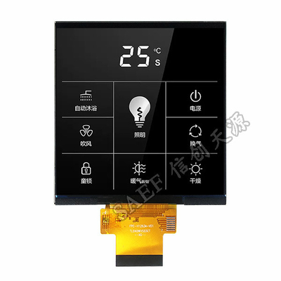 4" RGB ve SPI Kare LCD Ekran, TFT Dokunmatik Ekran Modülü 480X480 Nokta Çözünürlük Ekran