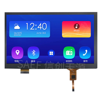 Tıbbi 7 Inç Dokunmatik Ekran, PCAP Dokunmatik Ekran 1024X600 IPS TFT LCD RGB/mipi Arayüzü W/ Kapasitif Dokunmatik Ekran