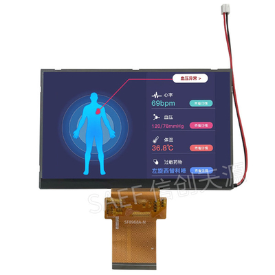 FHD Manzara Dokunmatik Ekran LCD TFT 60 Pinli 5.7" İnç LVDS Arayüzü