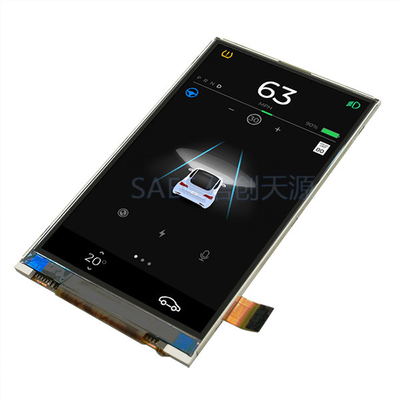 Endüstriyel Akıllı Cihazlar için 480x800 TFT LCD IPS Ekran 3.7" İnç MIPI Arayüzü
