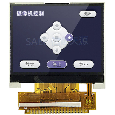 320x240 Tıbbi LCD Dokunmatik Ekran 2.3 İnç ILI9342C MCU 8 bit Arayüzü 36 Pin