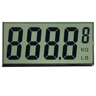 Alfanümerik 7 Segment LCD Ekran, Ağırlık Sayacı Ön Ekran için TN LCD Panel