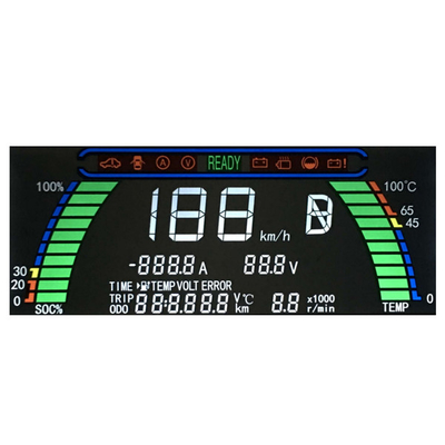 Ultra Geniş Çalışma Sıcaklığı OEM ODM ile TN Negatif İletken LCD Ekran