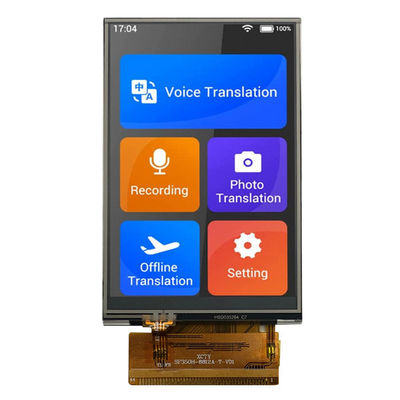 3.5-inch TFT LCD with Resistive Touch Panel | 320×480 16-bit Parallel Interface | ILI9488 Driver